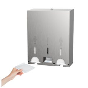 EQ-2406 Stainless Steel Sanitary Pad and Tampon Dispenser