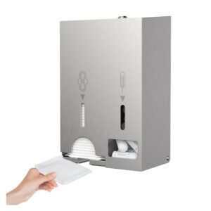 EQ-2408 Stainless Steel Sanitary Pad and Tampon Dispenser (Copy)