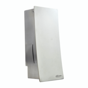Stainless steel manual soap dispenser with 800ml capacity.ideal for public environments such as airports, schools, and hospitals.