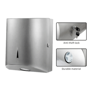 Durable 304ss material anti   theft lock center pull paper towel dispenser wet wipes dispenser