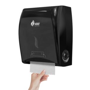 SBF-168 Commercial Black Auto-Cut Paper Towel Dispenser